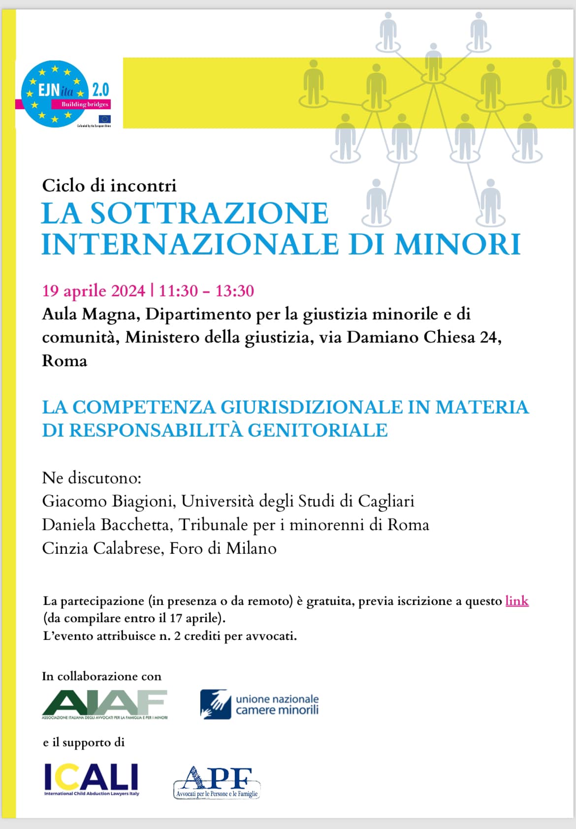 La competenza giurisdizionale in materia di responsabilità genitoriale